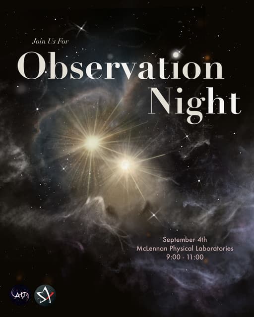 Observation Night ✨